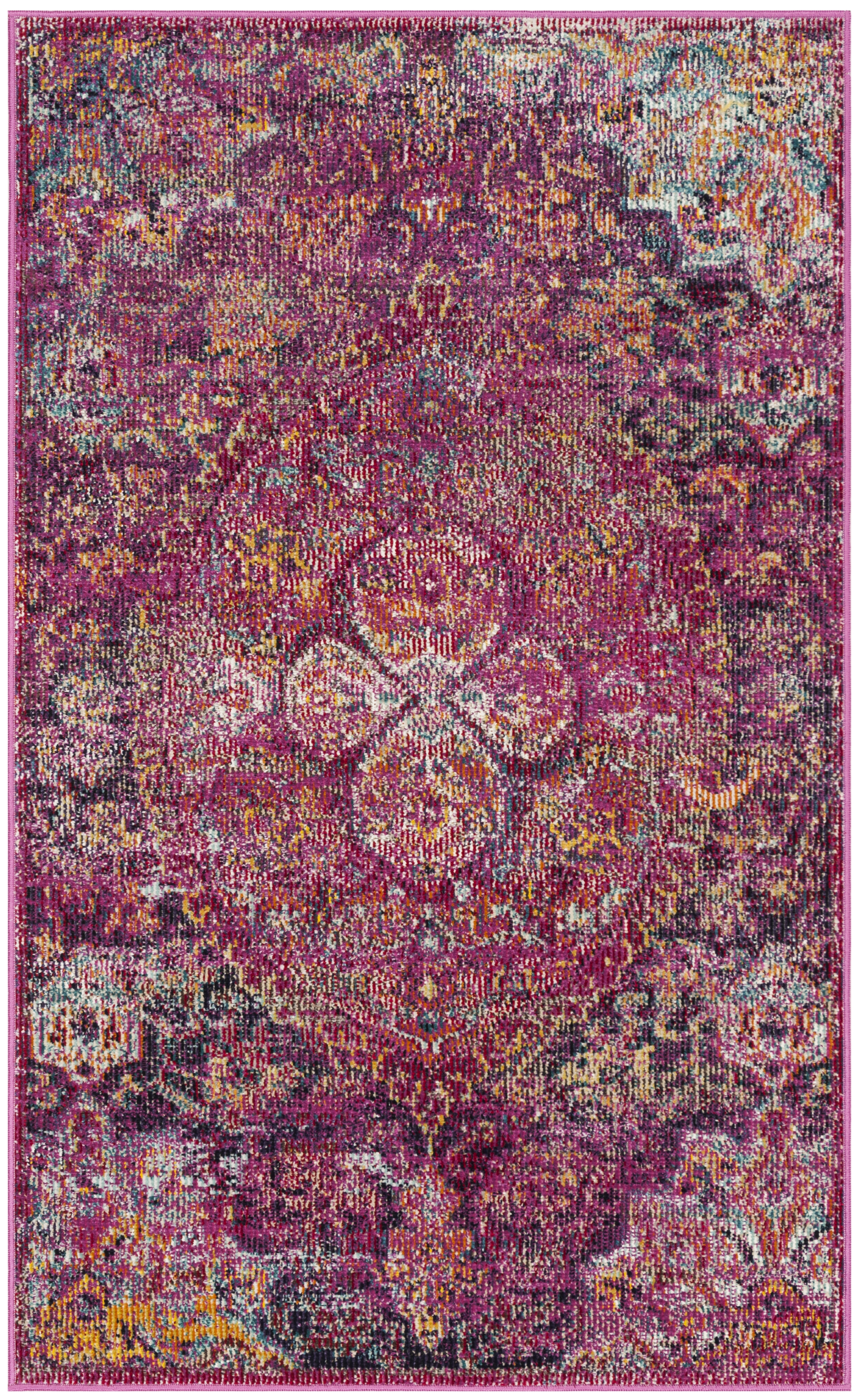Arlo Home Woven Area Rug, CRS512S, Fuchsia/Purple,  3' X 5' - Image 0