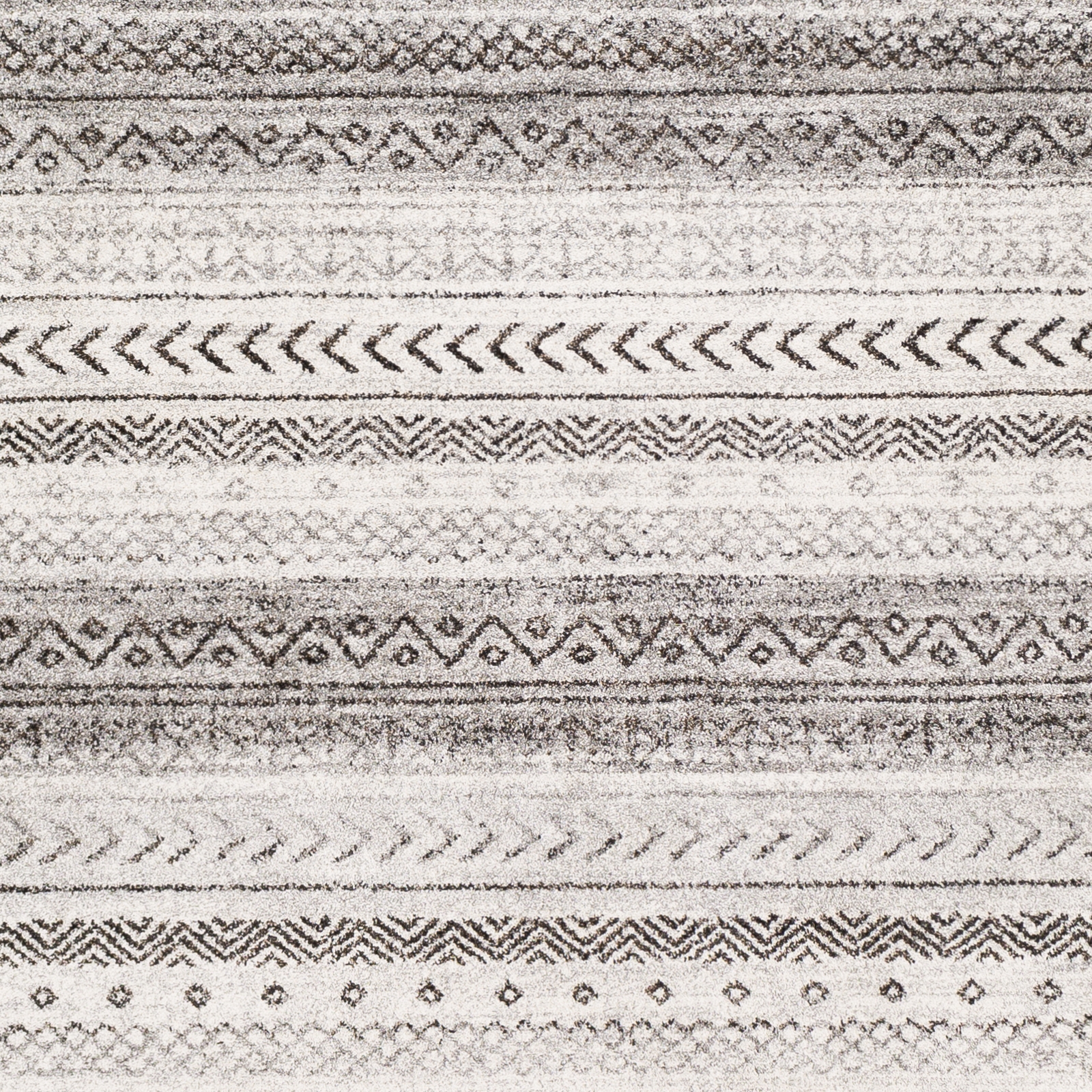 Nepali Gray Indoor 8'10" x 12'4" Machine Woven Rug - Image 5