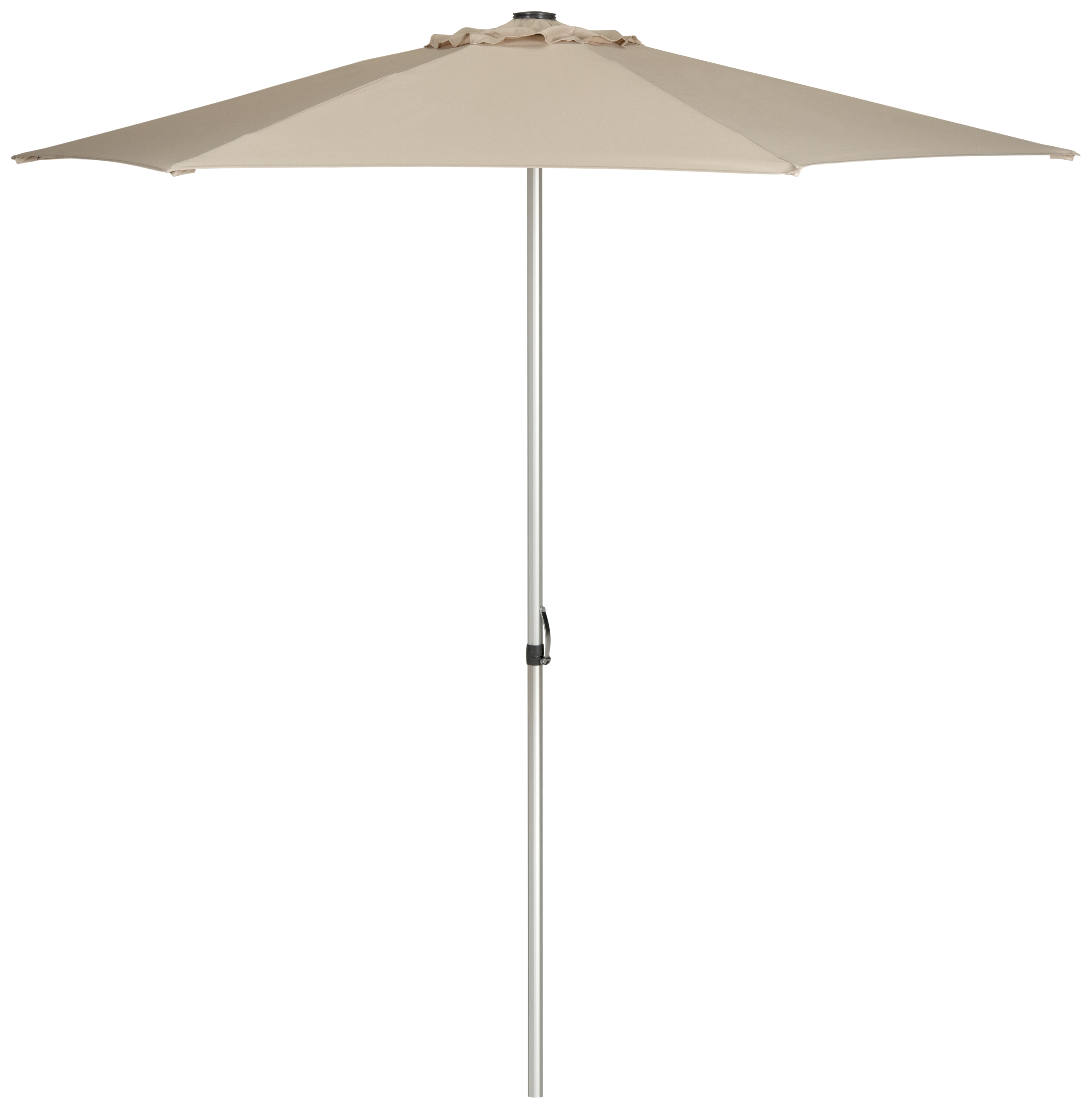 Uv Resistant Hurst 9 Ft Easy Glide Market Umbrella - Beige - Safavieh - Image 0