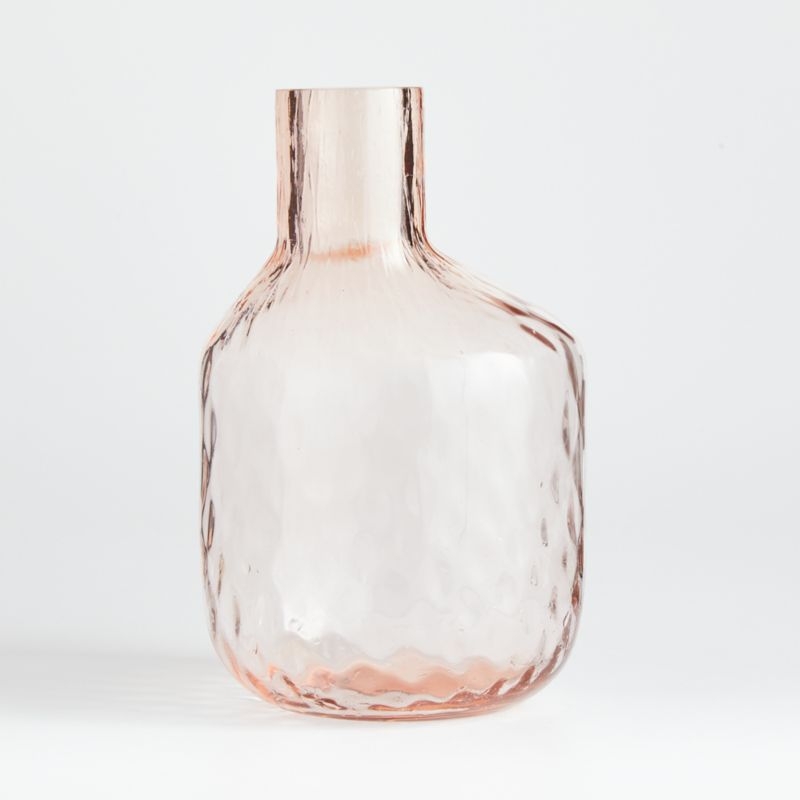 Cecillia Large Pink Glass Vase - Image 5