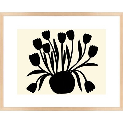 Pot Of Tulips By Annie Naranian - Framed Wall Art - Image 0