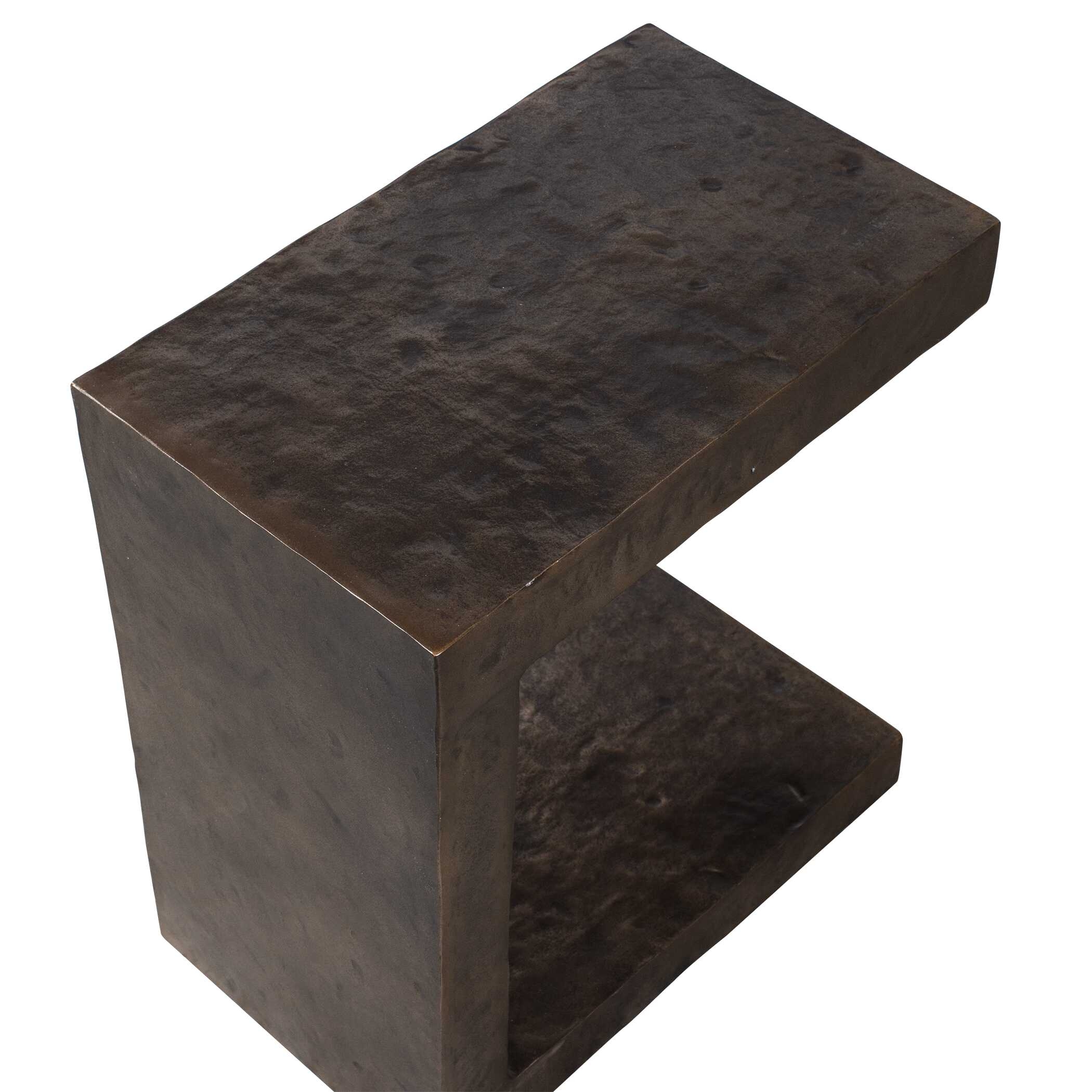 Obra Bronze Outdoor Side Table - Image 11
