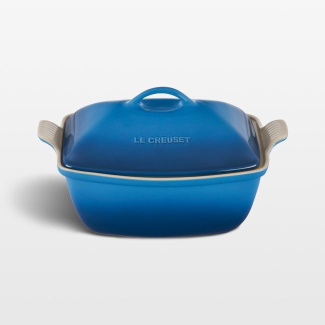 Le Creuset ® Heritage Marseille 4.5-Qt. Deep Covered Baker - Image 0