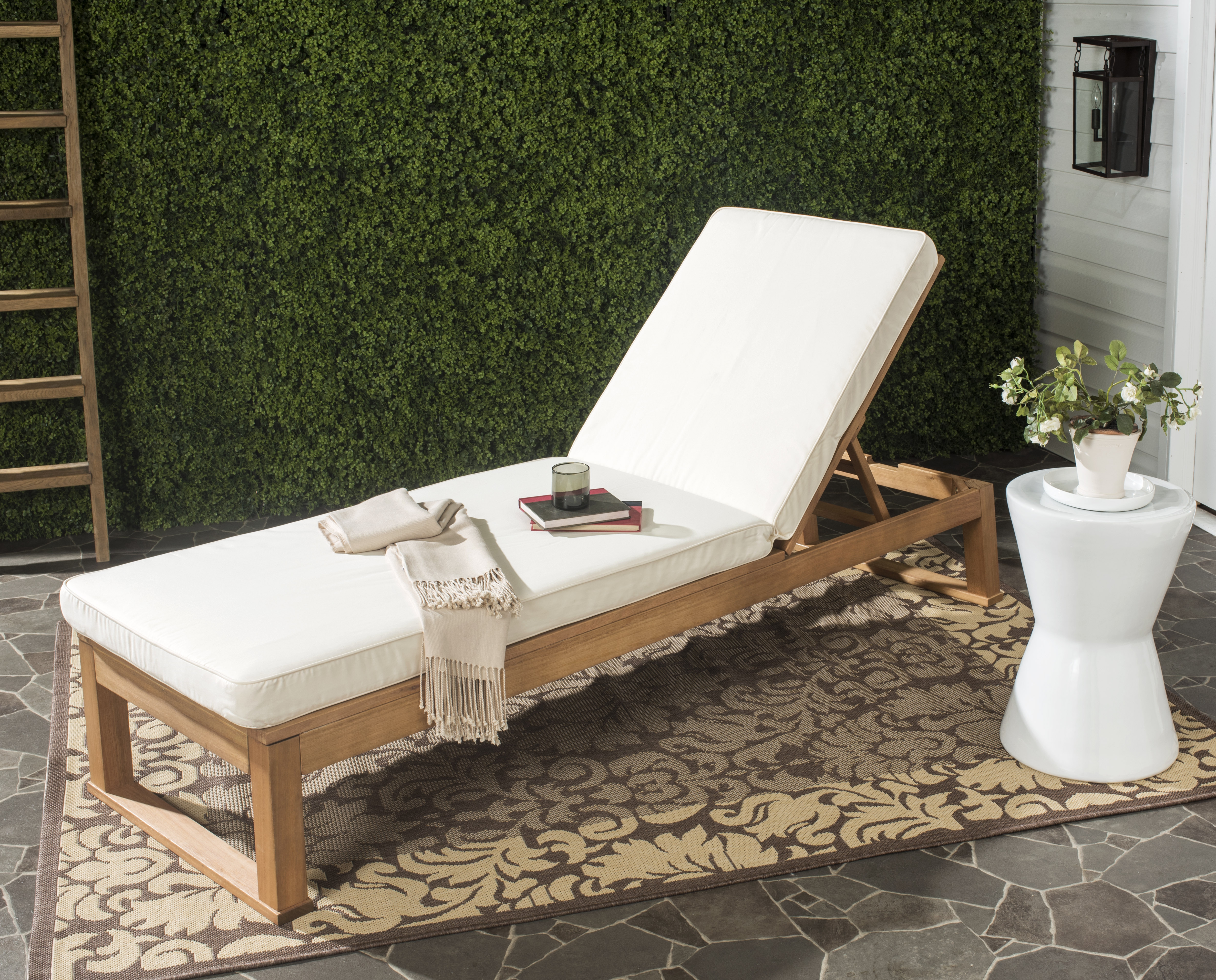 Solano Sunlounger - Natural/Beige - Safavieh - Image 3