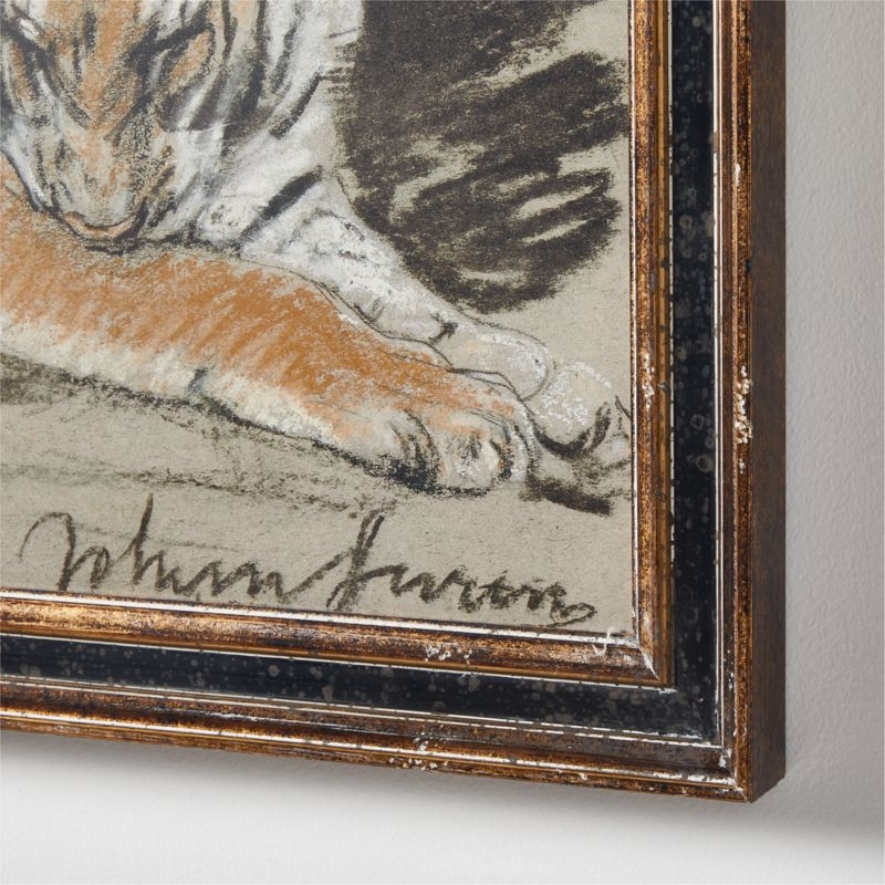 'Tigress' Framed Reproduction by John Macallan Swan 26"X14" - Image 2