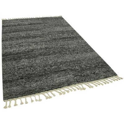 One-of-a-Kind Garciaroque Hand-Knotted 2010s 5' x 8' Area Rug in Gray - Image 0