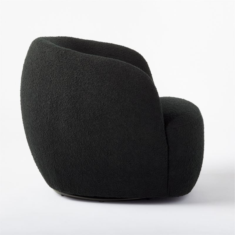 Gwyneth Black Boucle Chair - Image 3