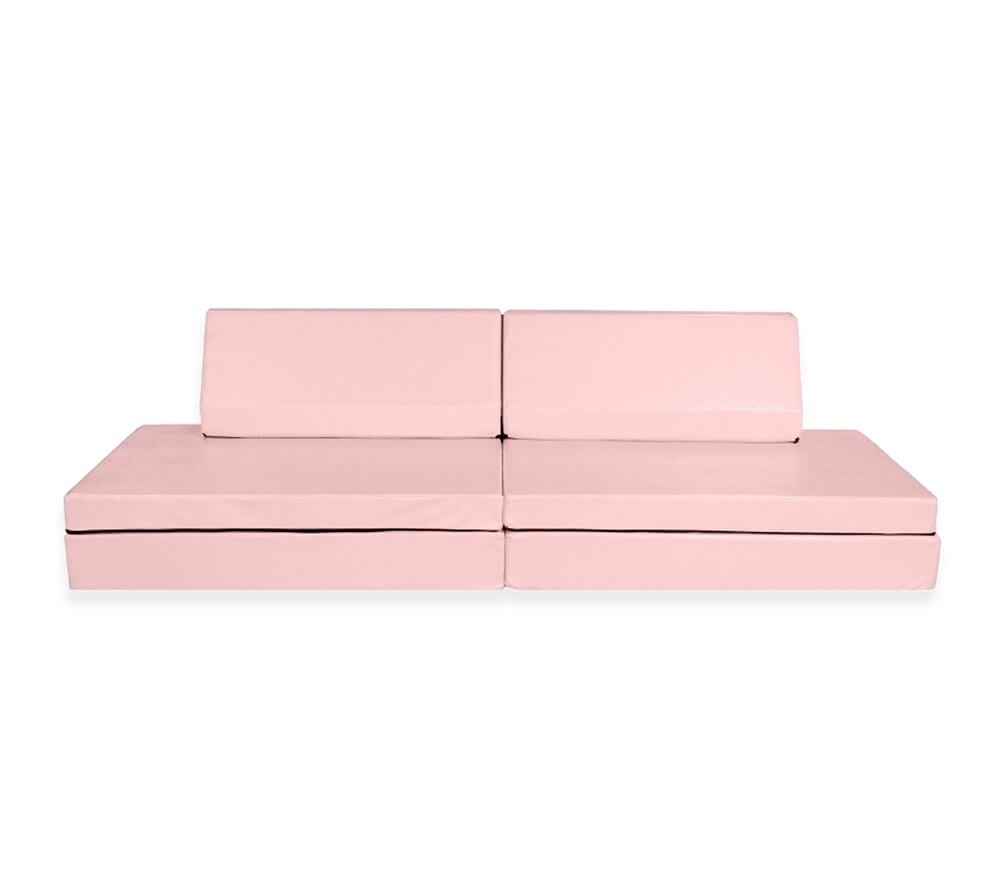 Foamnasium Blocksy Kids Couch, Pink - Image 0