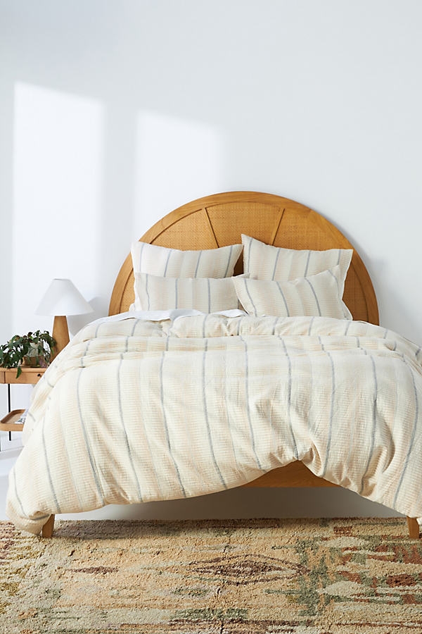 Woven Demetria Duvet Cover By Anthropologie in Orange Size KG TOP/BED - Image 0