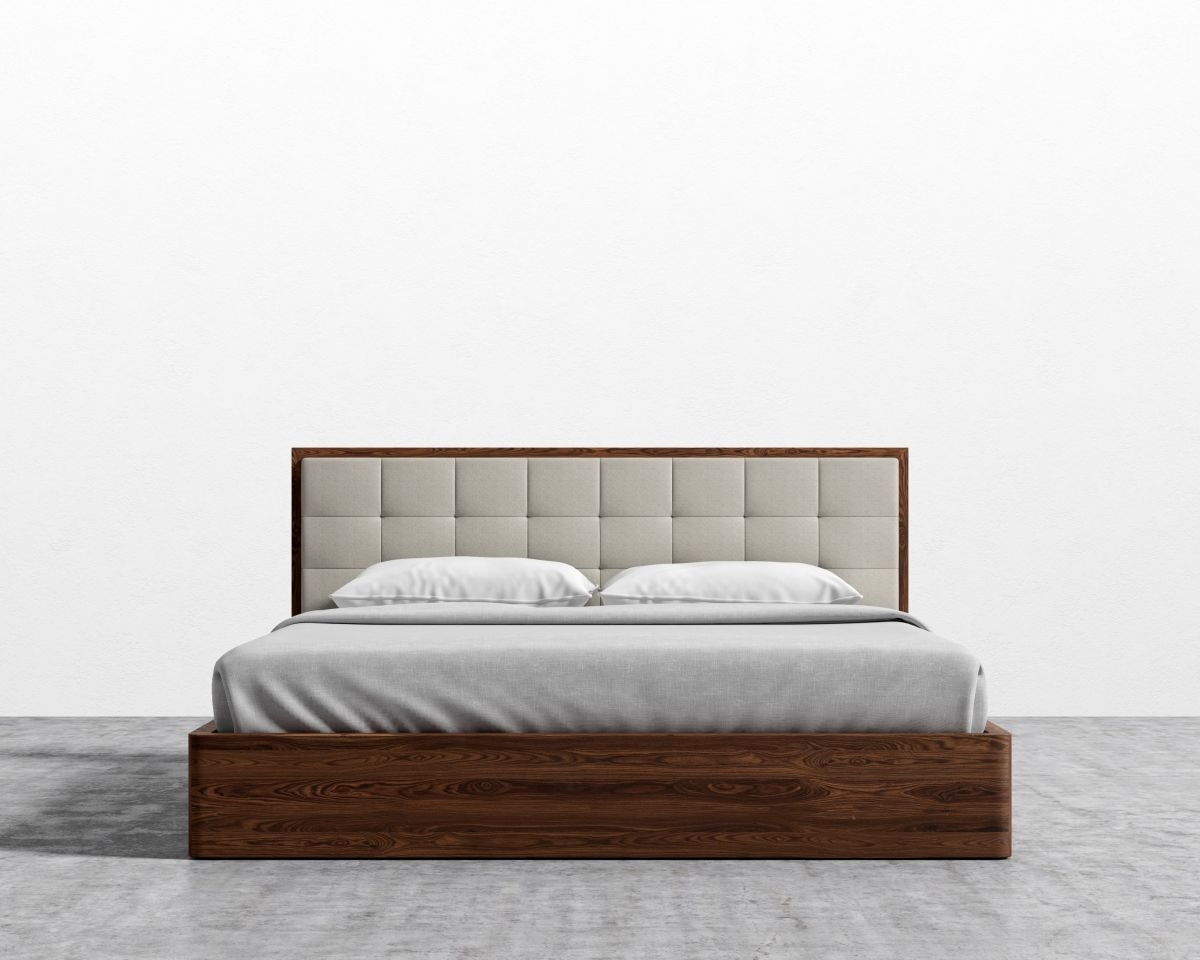 Charlotte Storage Bed / King / Modern Felt, Alesund - Image 5