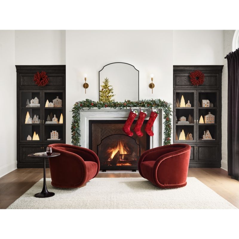 LED Extra-Small White Porcelain Christmas Tree Decorative Object - Image 1