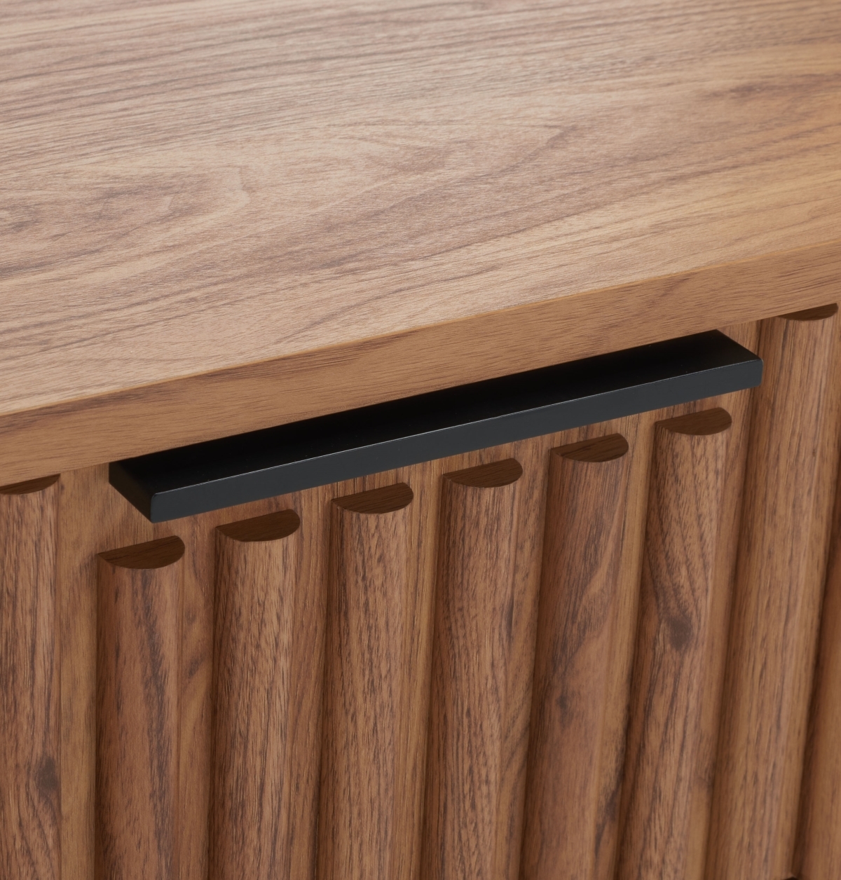 Lylia 2 Drawer Nightstand - Oak / Black - Safavieh - Image 3