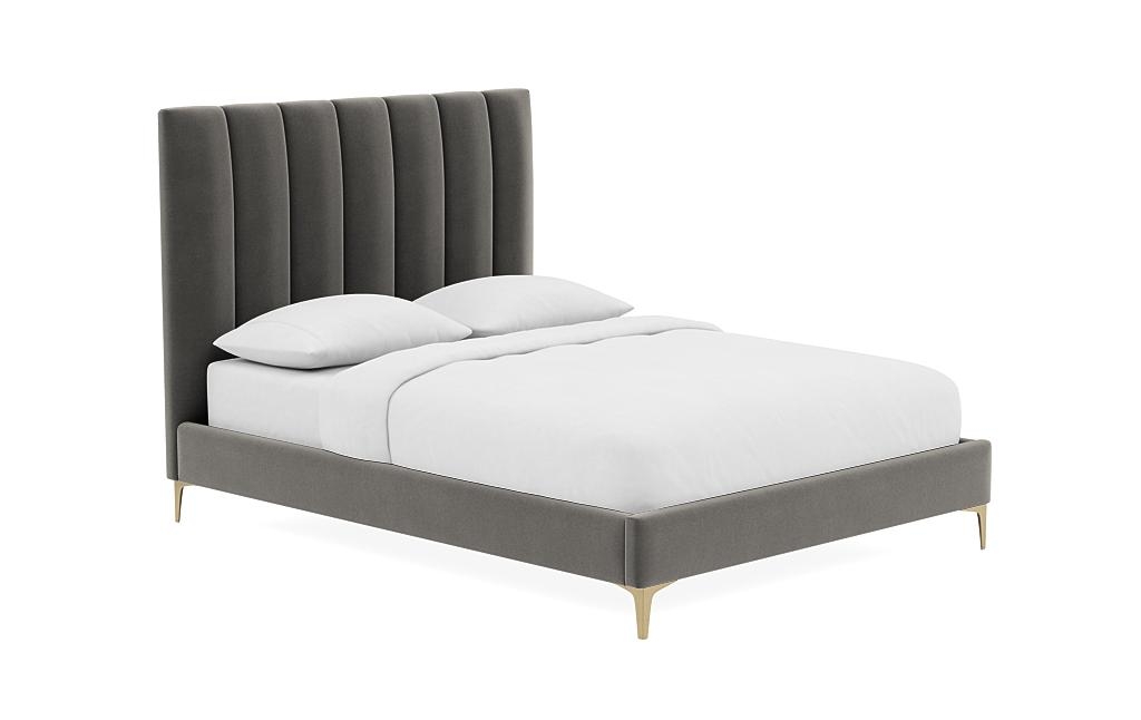 Lowen Upholstered Bed with Tufting Option - Image 1