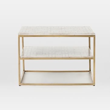 Tiered Marble Side Table - Image 1