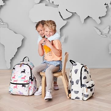 Modern Kid Backpack, Small, Half Moons, WE Kids - Image 1
