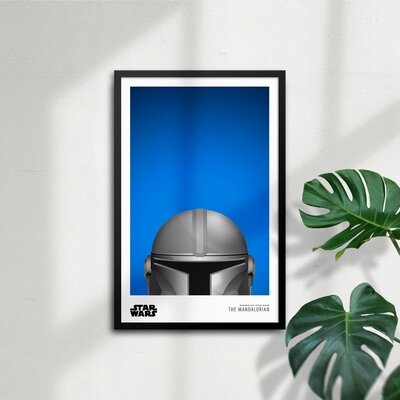 Star Wars Minimalist The Mandalorian Mascot By S. Preston (frame not included) - Image 0