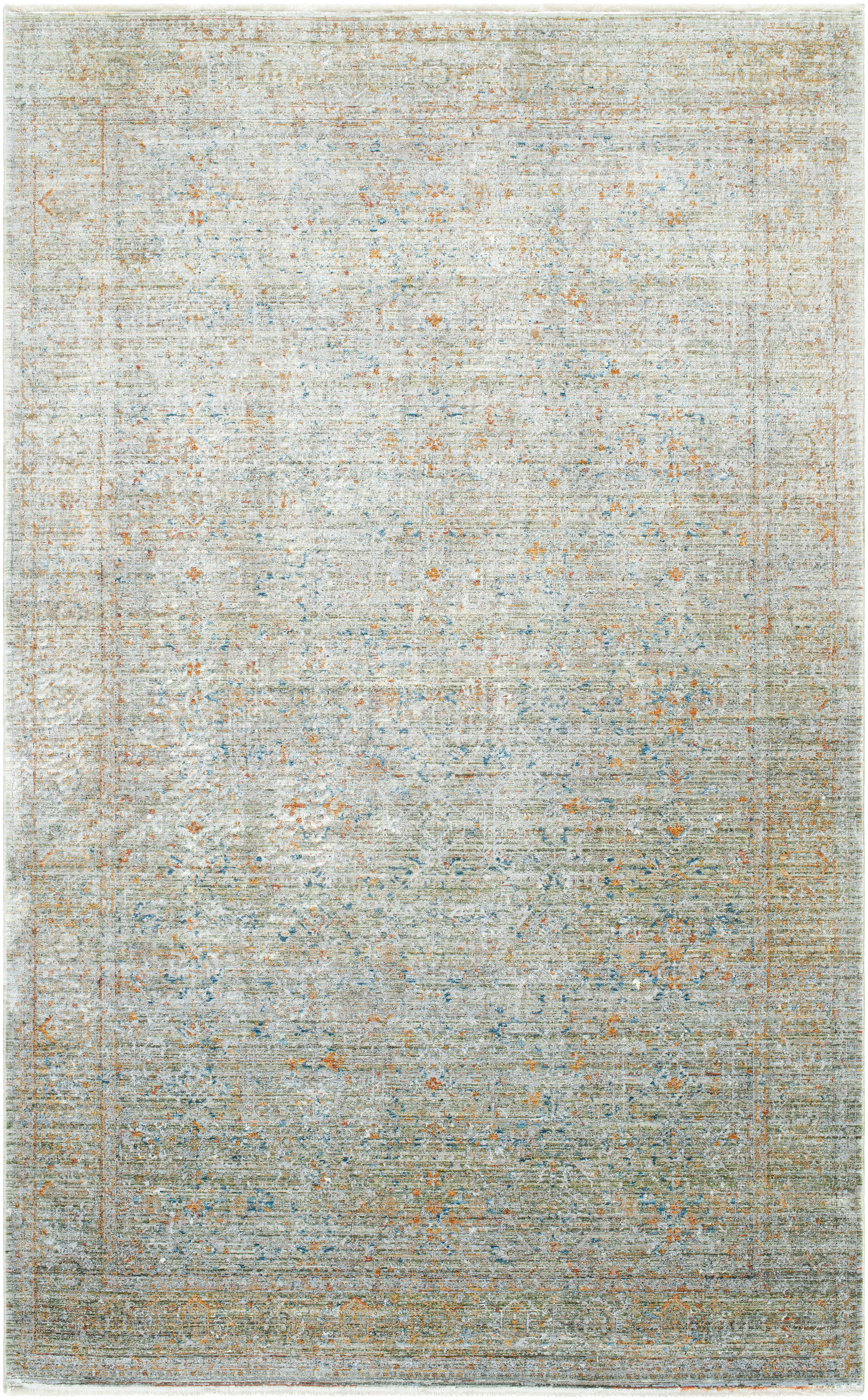 Isfahan Beige Indoor 9' x 12' Machine Woven Rug - Image 0