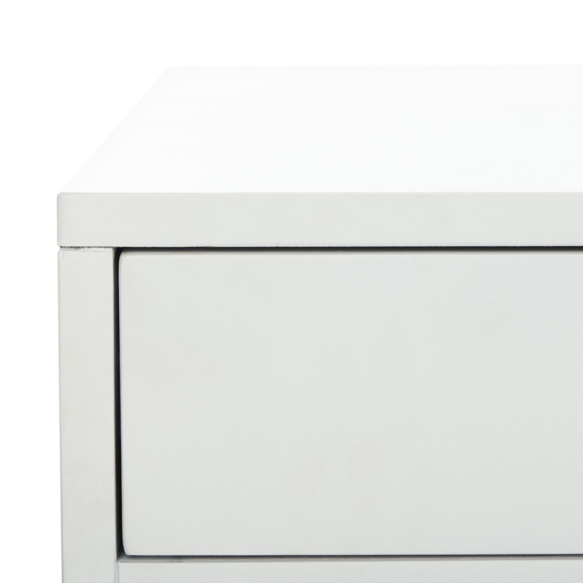 Levinson Gold Cap Coffee Table - White / Gold - Safavieh - Image 2