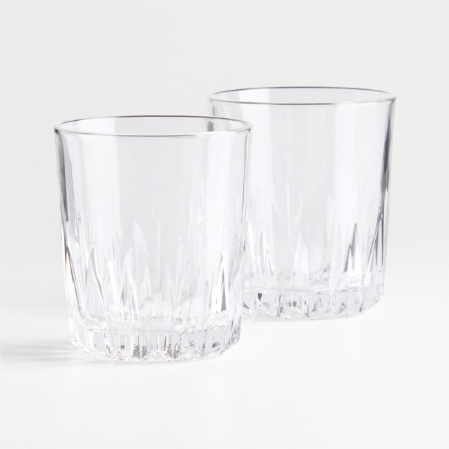 Solstice 11.75-oz. Double Old Fashioned Cut Glass, Set of 2 - Image 0