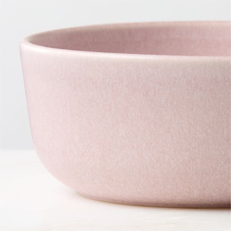 Drift Lilac Soup Bowls with Reactive Glaze Set of 6 - Image 1