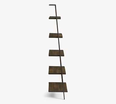 Sanford Ladder Shelf, Cobble Brown Wash - Image 2
