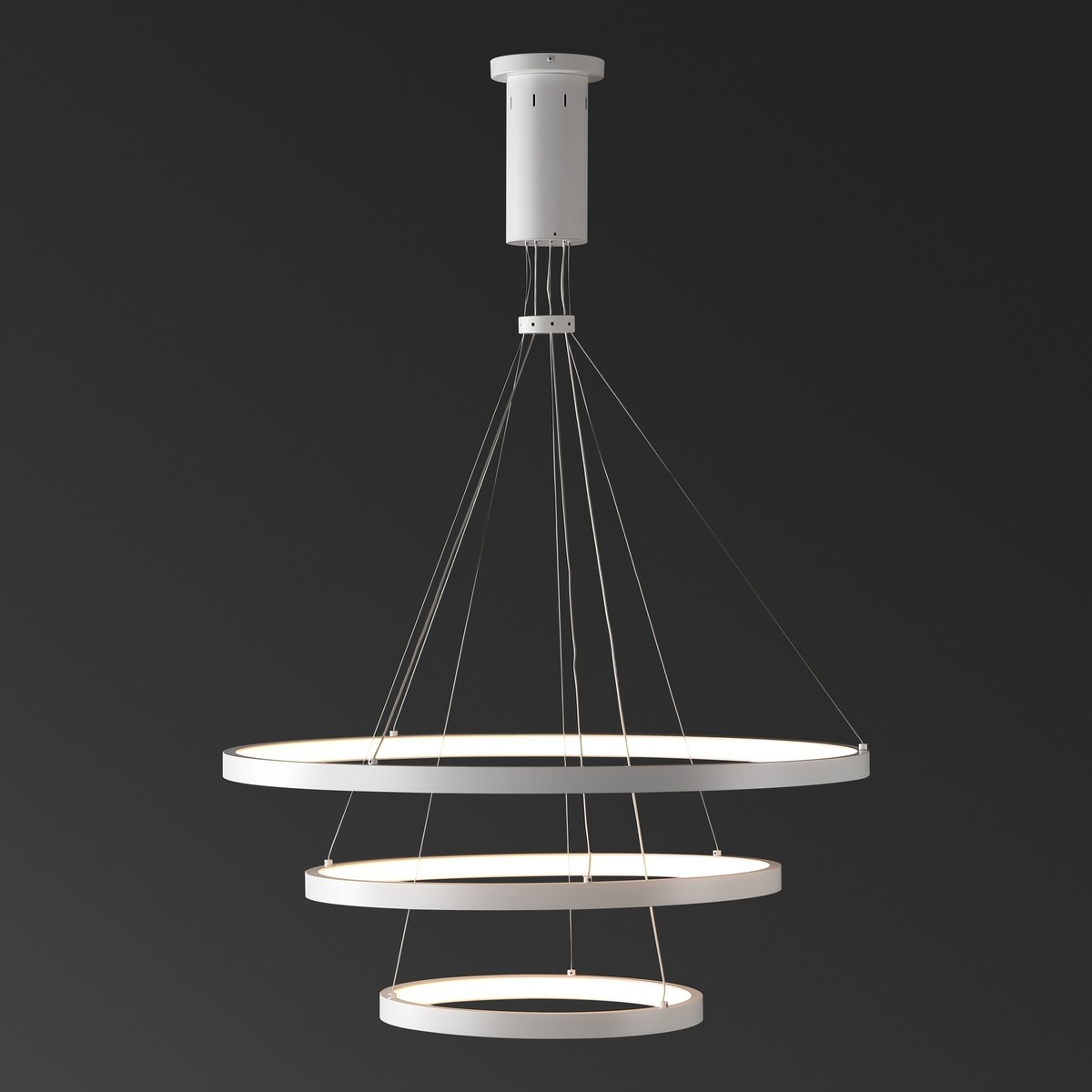 Meranda 3 Tier Chandelier - White - Safavieh - Image 0