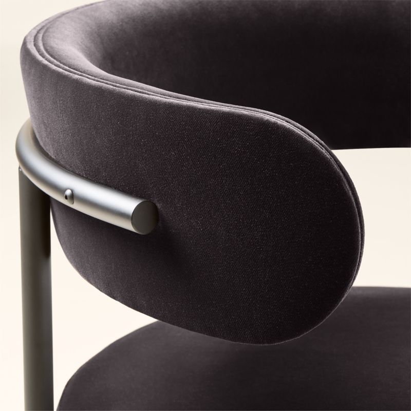 Inesse Mink Velvet Dining Chair Set of 4 - Image 2