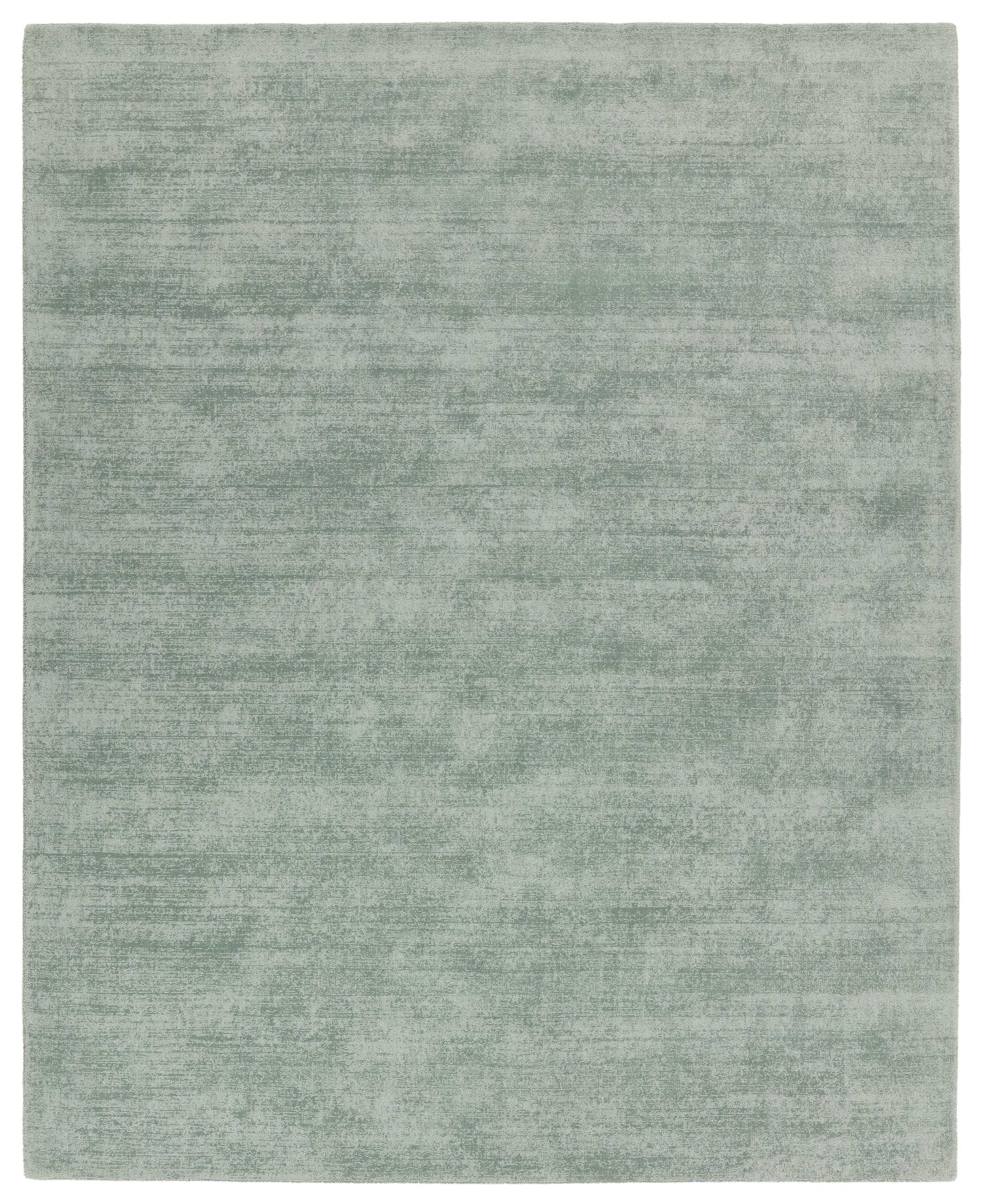 Arcus FTR03 Handmade Solid Green Area Rug (6'x9') - Image 0