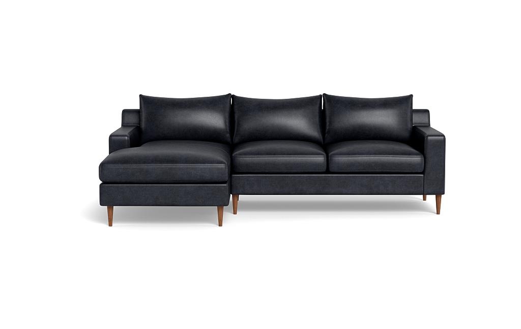 Sloan Leather Left Chaise Sectional - Image 0