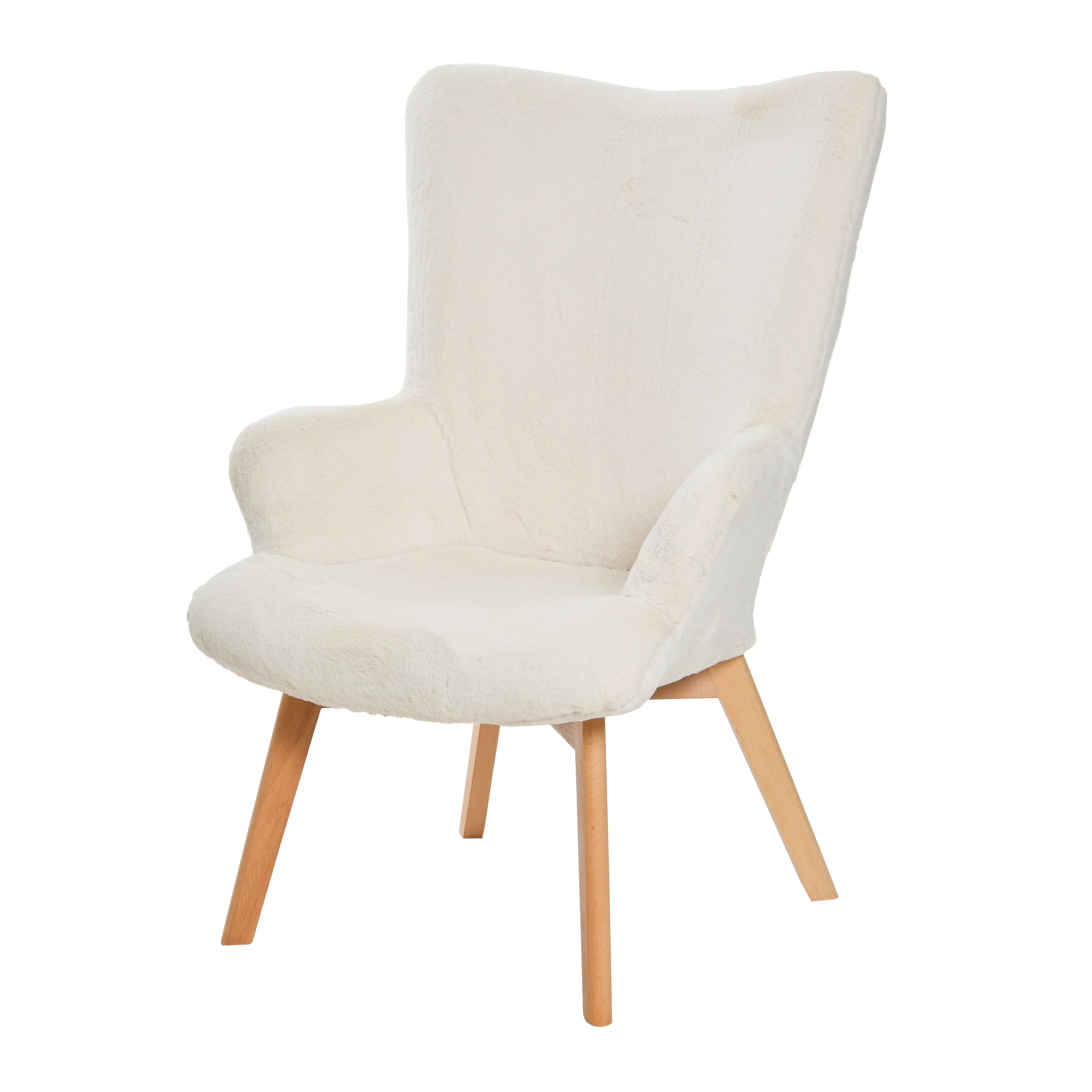 Napster Plush Wingback Chair - Image 0