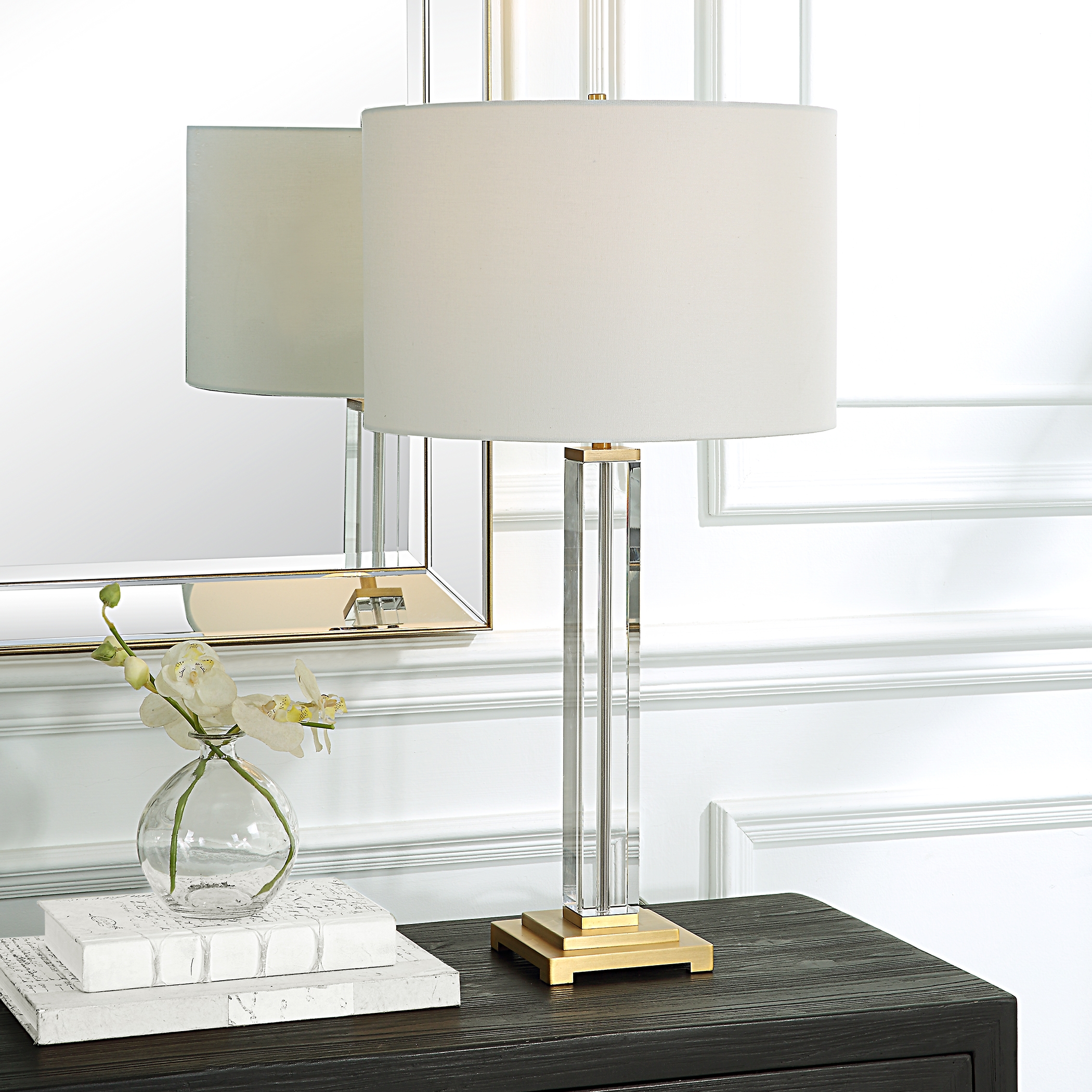 Crystal Column Table Lamp - Image 1