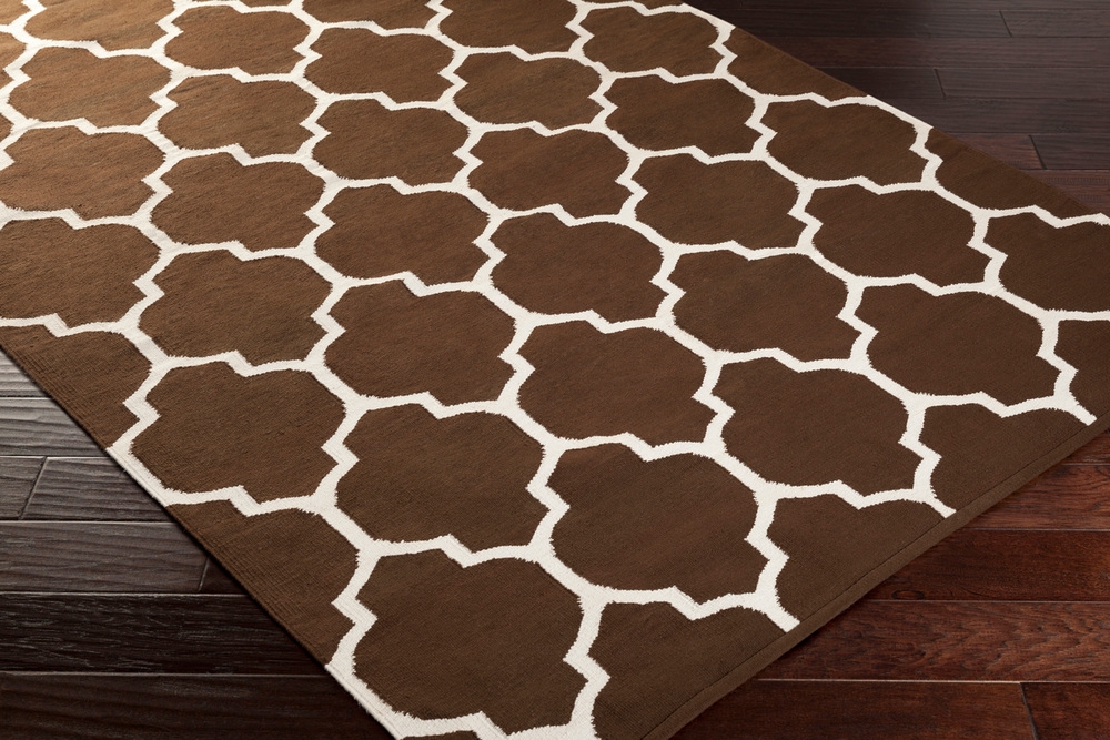 Vogue Brown Indoor 3' x 5' Handmade Rug - Image 0
