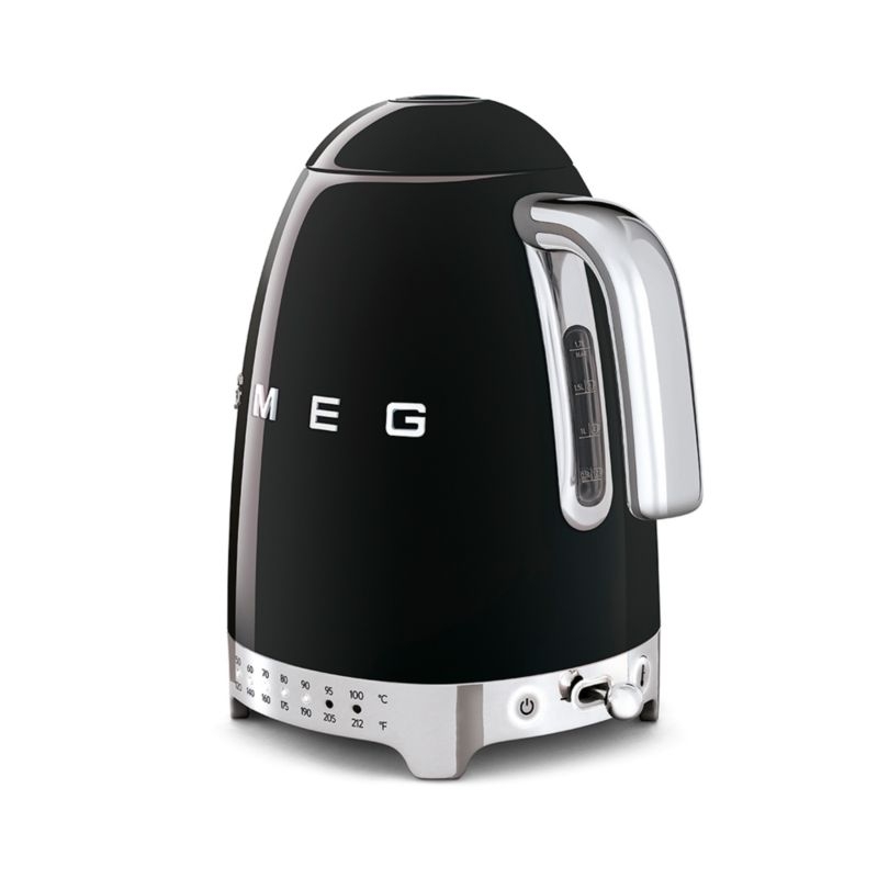 SMEG Black Variable Temperature Electric Kettle - Image 2
