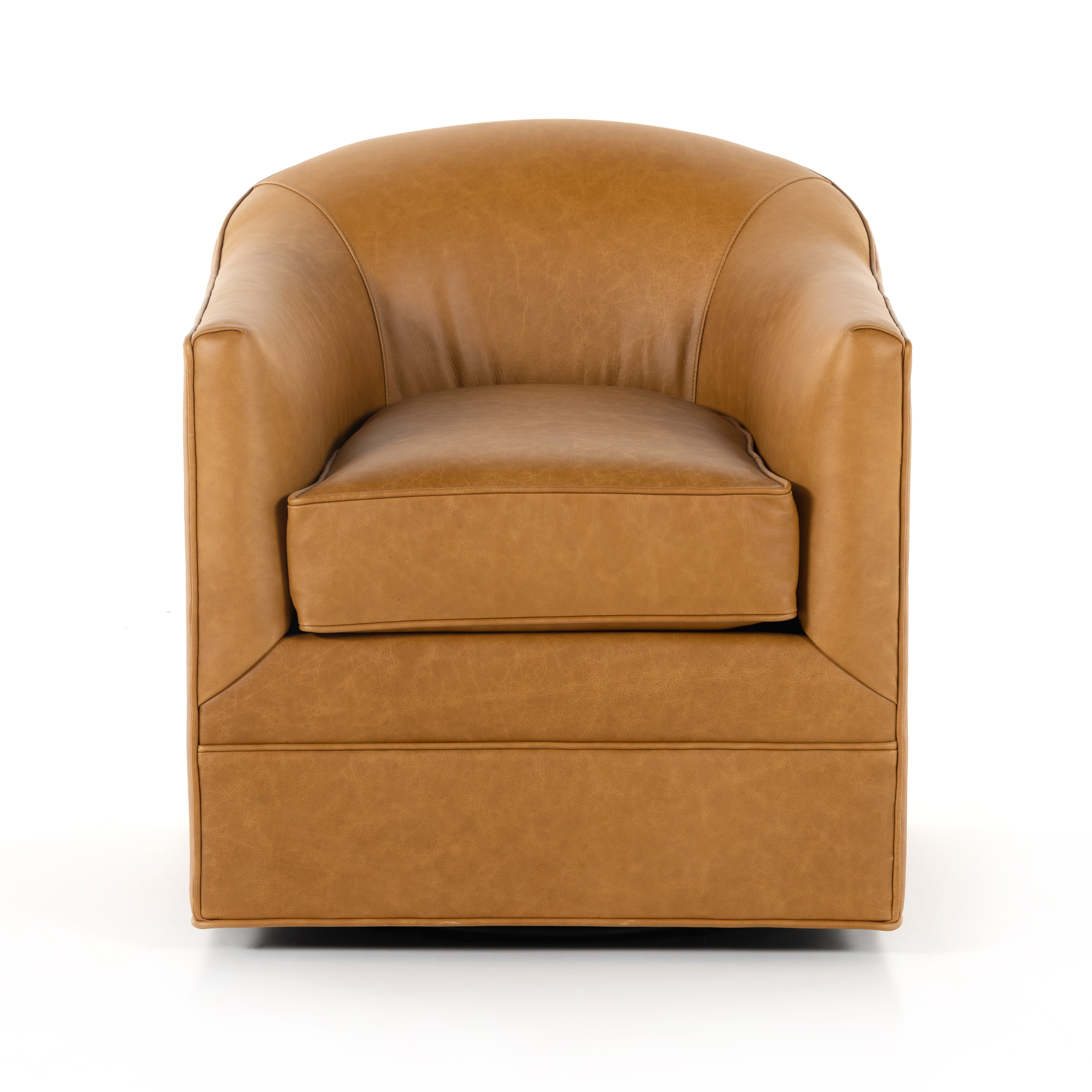 Quinton Swivel Chair - Osorno Camel - Image 2