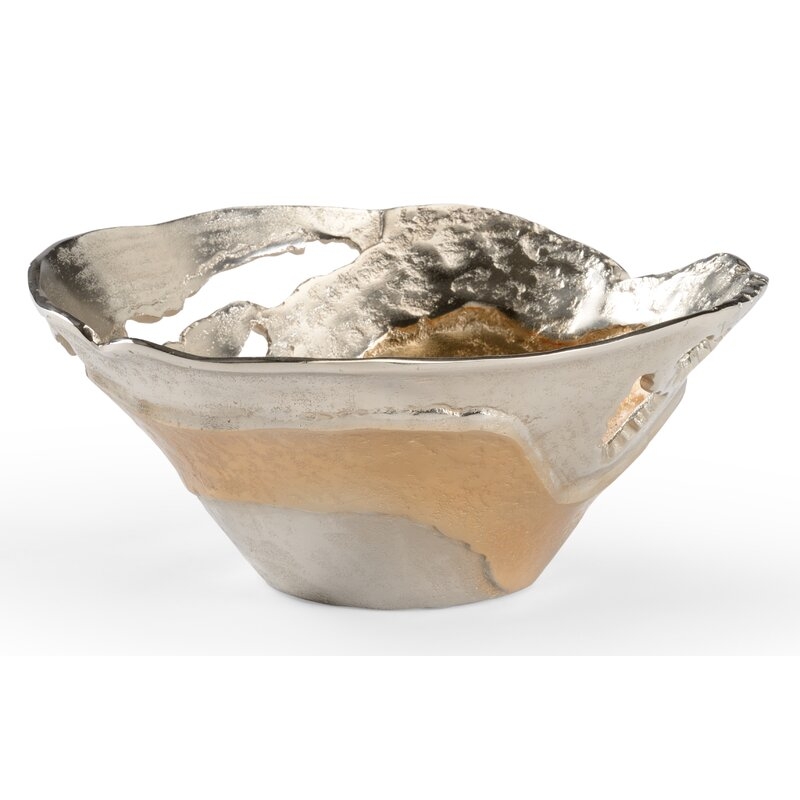 Wildwood Van Metal Abstract Decorative Bowl - Image 0