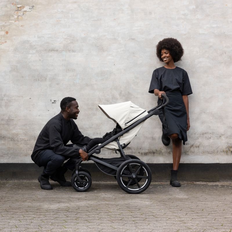 Thule Urban Glide Soft Beige 4-Wheel All Terrain Newborn Stroller - Image 2
