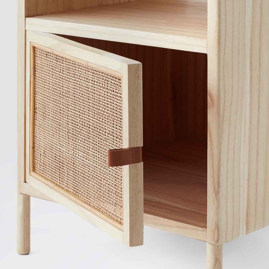 The Citizenry Kayan Nightstand Mindi & Cane | Light Wood - Image 2