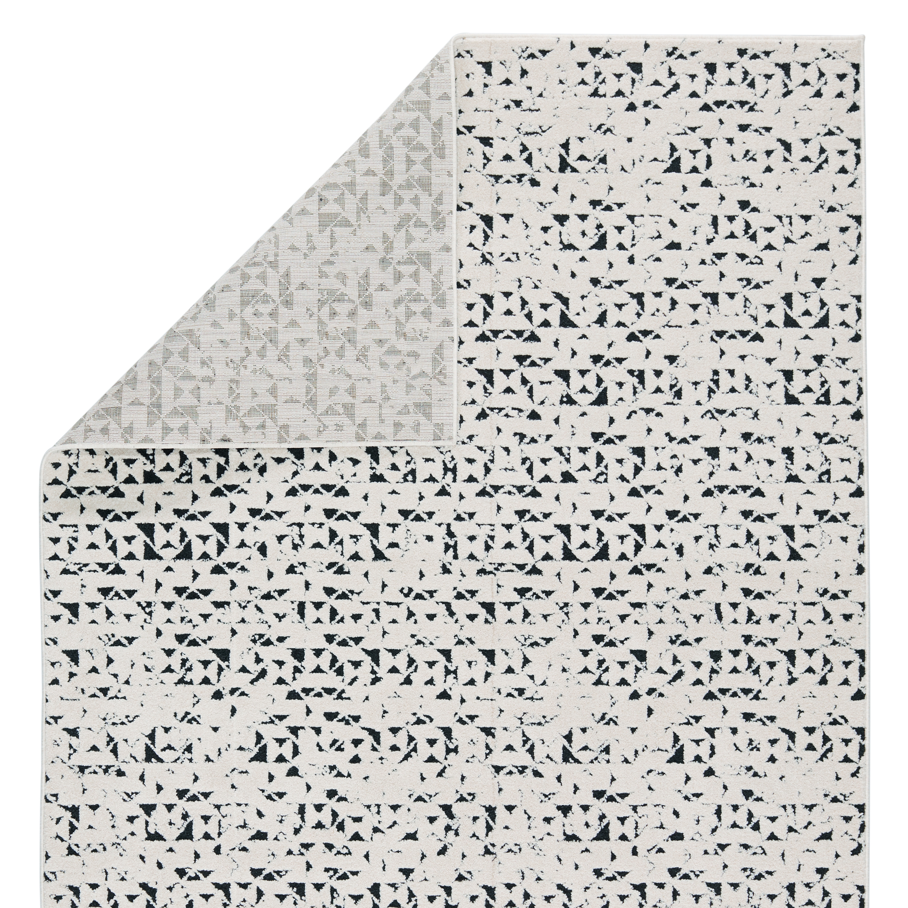 Vibe by Avis Trellis Ivory/ Black Area Rug (4'X6') - Image 2