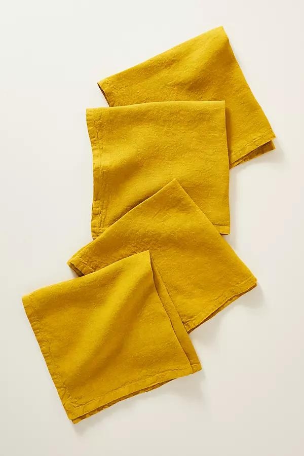Edison Portuguese Linen Napkins, Set of 4 - Image 0