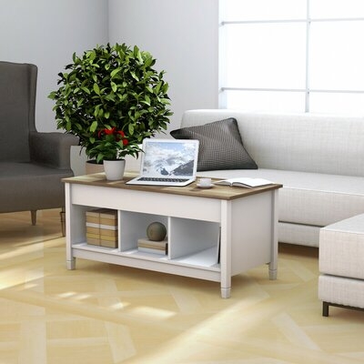 Clower Lift Top Coffee Table with Storage - Image 0