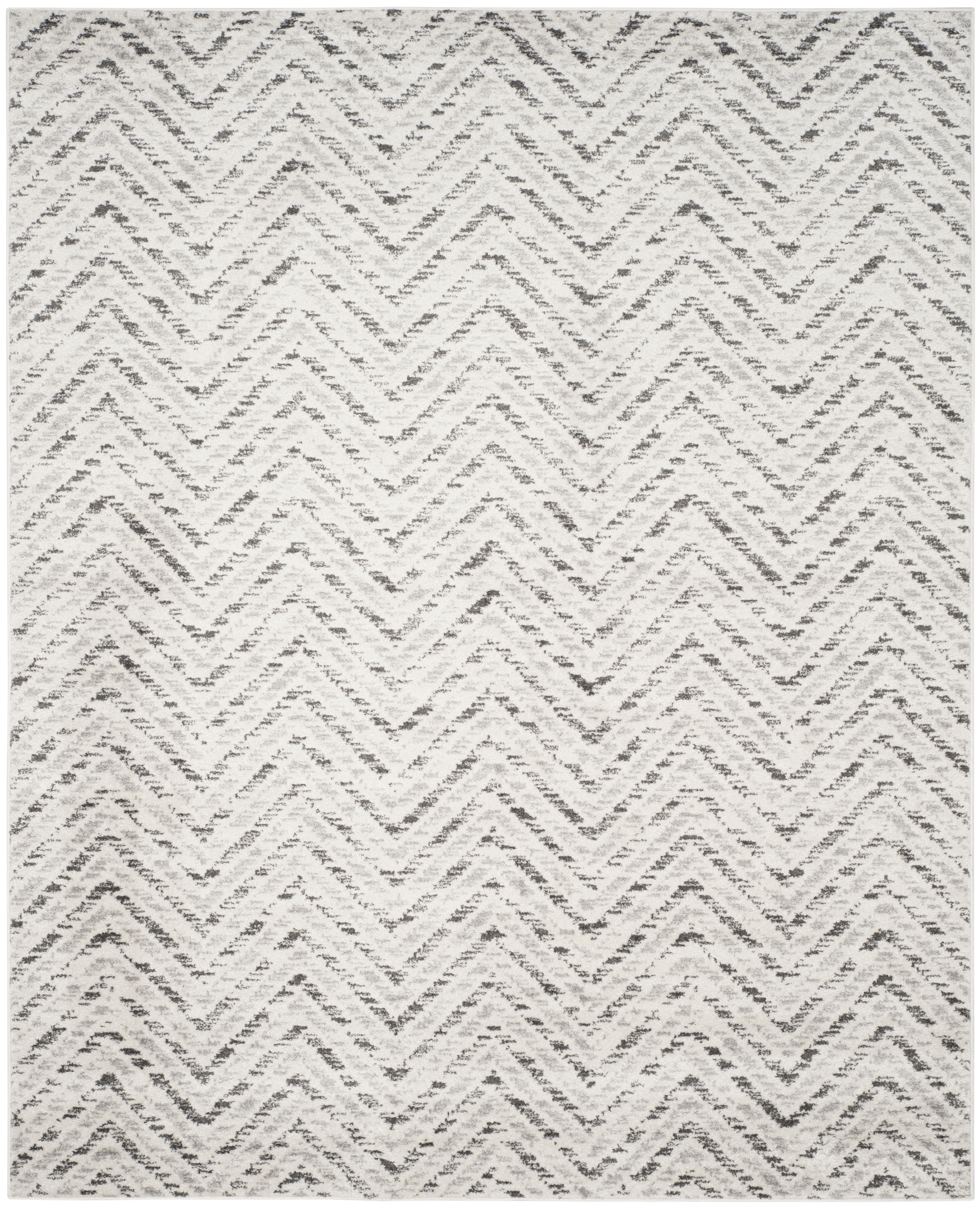 Arlo Home Woven Area Rug, ADR104N, Ivory/Charcoal,  9' X 12' - Image 0