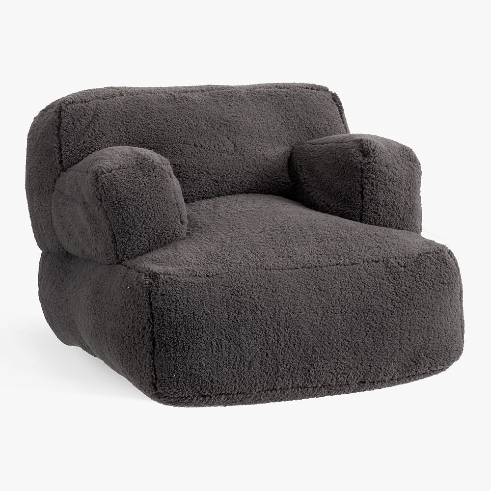 Sherpa Small Eco Lounger, Charcoal - Image 0