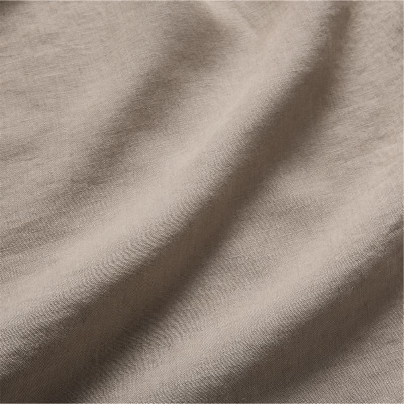 Aire Natural EUROPEAN FLAX ™-Certfied Linen Clay Taupe Full Bed Sheet Set - Image 6