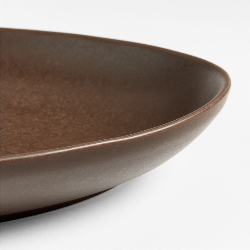 Craft Espresso Medium Stoneware Serving Platter - Image 1