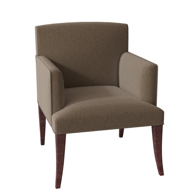 Fairfield Chair Stafford Armchair Body Fabric: 3160 Platinum, Leg Color: Montego Bay - Image 0