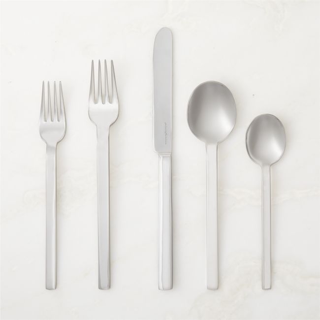 Mepra Stile 5-Piece Polished Silver Flatware Set - Image 0
