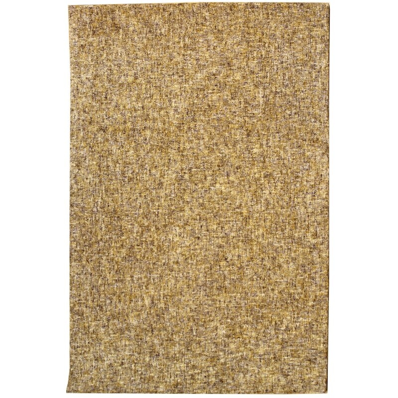 Landry & Arcari Rugs and Carpeting Textures Wool/Nylon Hand Tufted Area Rug in Brown/Ginger/Ivory - Image 0