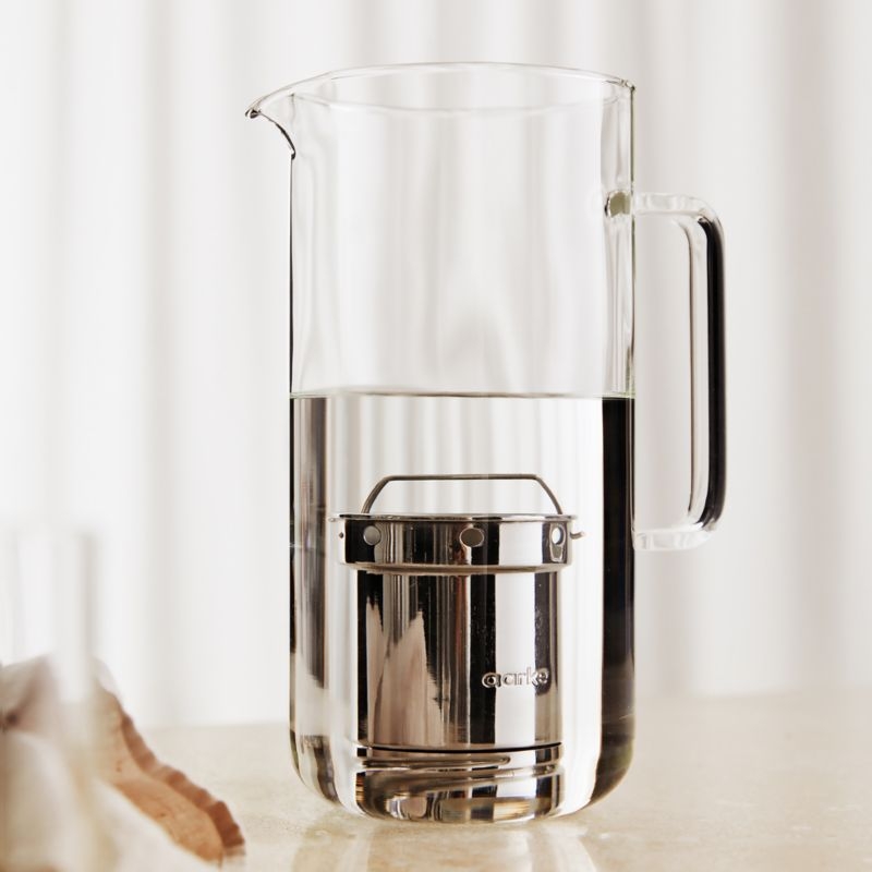 Aarke Purifier Glass Purifying Water Pitcher with Stainless Steel Filter - Image 4