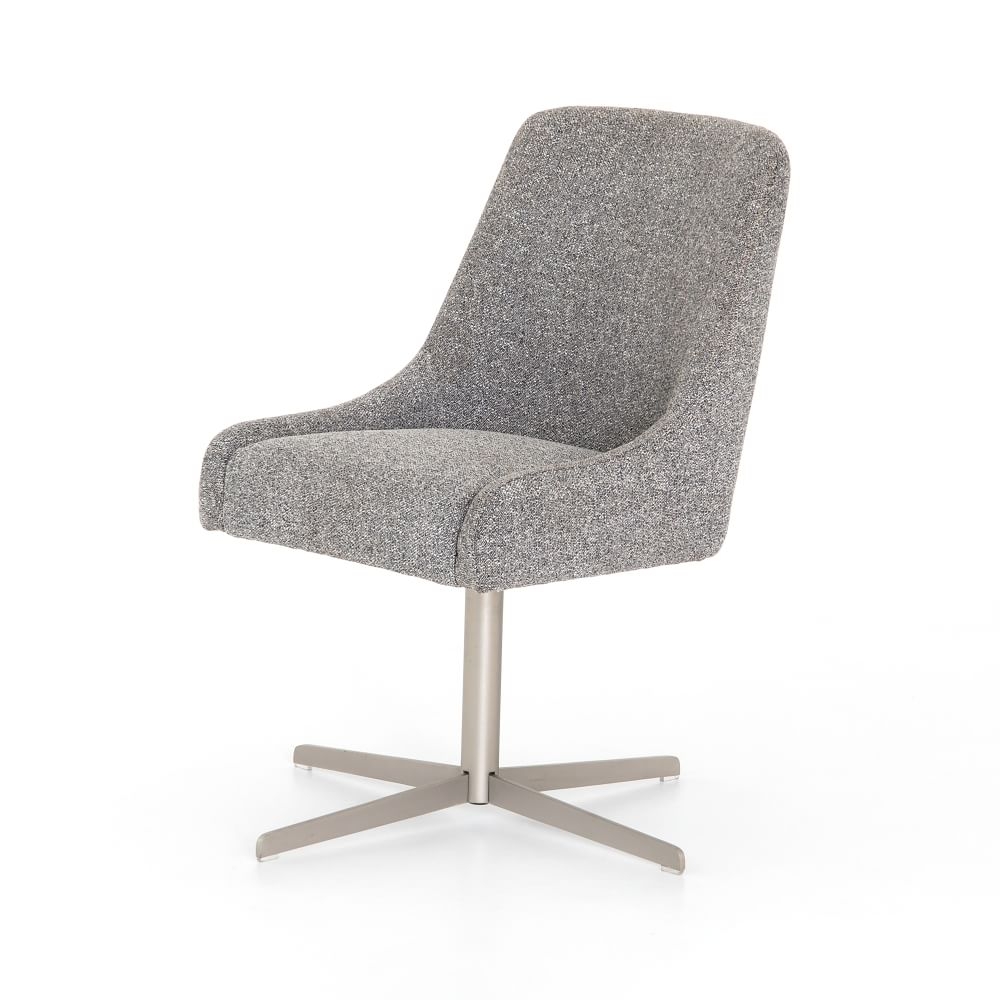 Tatum Desk Chair, Charcoal Bistrol - Image 0
