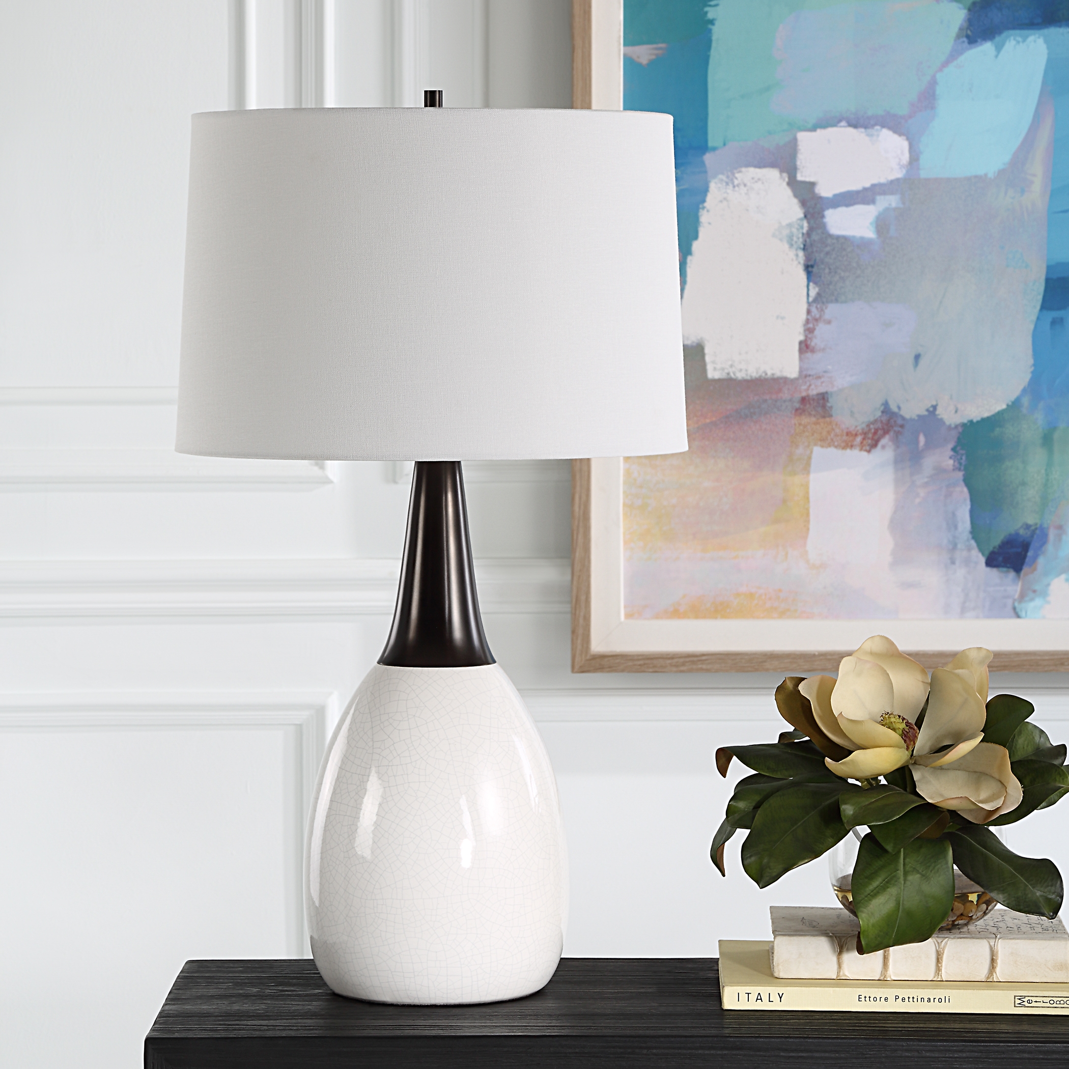 Fralin White Table Lamp - Image 2